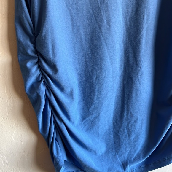 Time and Tru Women's Maternity Graphic Tee with Short Sleeves Size S (4-6) Blue - Picture 11 of 12